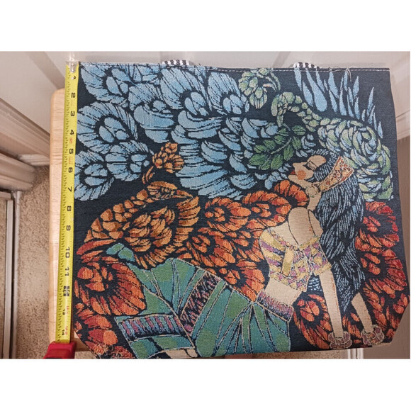 Canvas Print Large Handbag - Picture 4 of 5